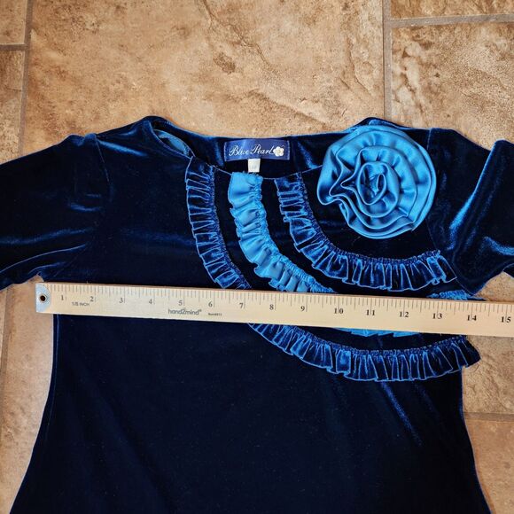 Blue Pearl Girls Dress – Size 10, Stretch Knit - Picture 5 of 7